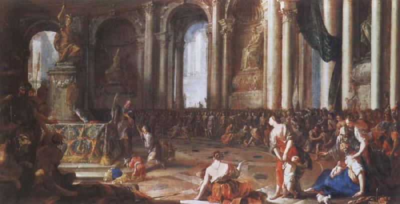 Johann Heinrich Schonfeldt The Oath of Hannibal France oil painting art